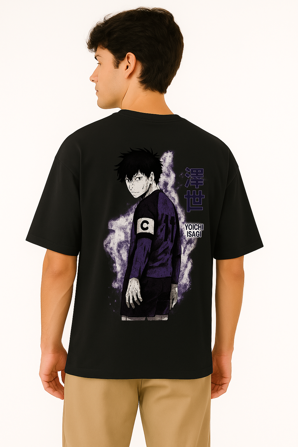 Yoichi Isagi - Shadow Flame Oversized T-shirt