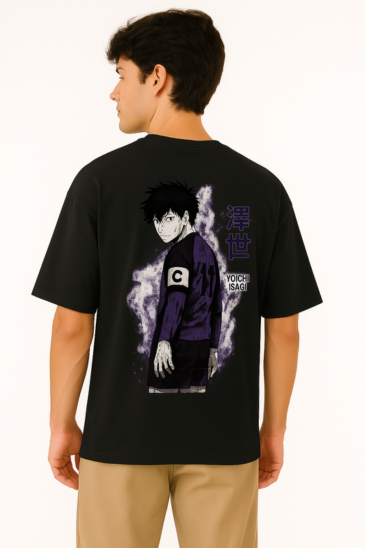 Yoichi Isagi - Shadow Flame Oversized T-shirt